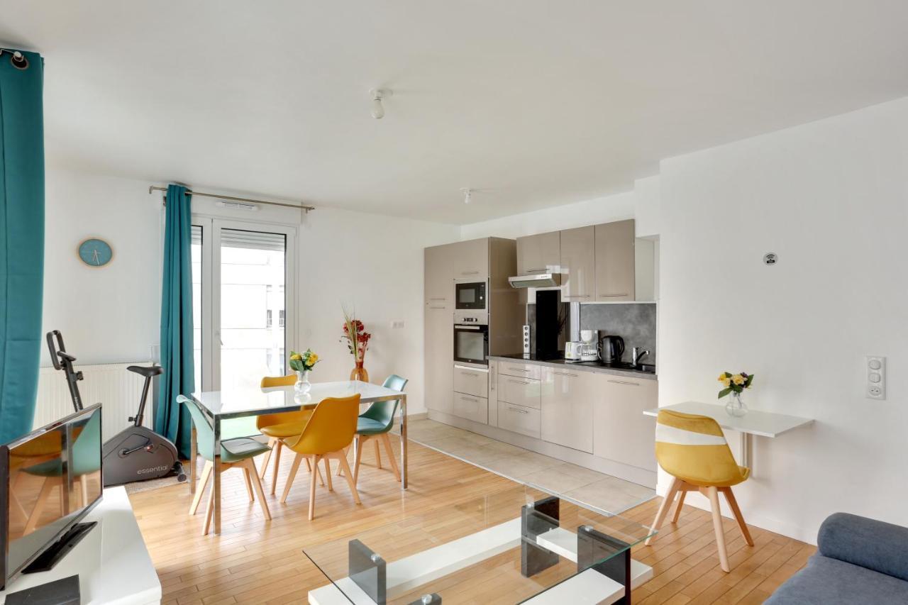 Chic Apart With Parking Near Paris نانتير المظهر الخارجي الصورة